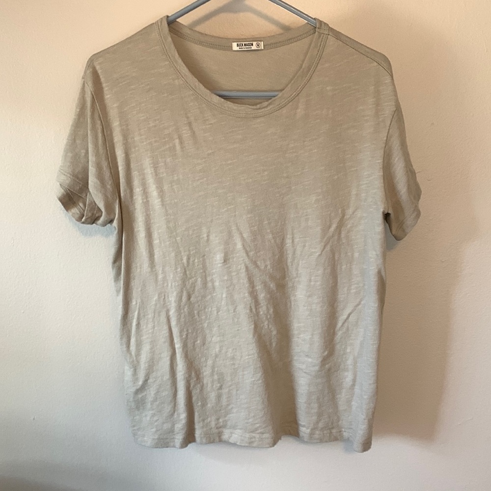 Soft T-shirt neutral buck mason